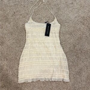 White Fox Boutique Cream Mini Dress